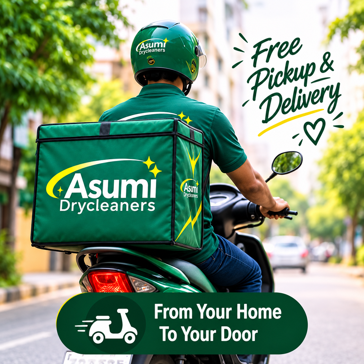 Free Laundry Pickup and Delivery Service in Chakdaha - Asumi Dry Cleaners